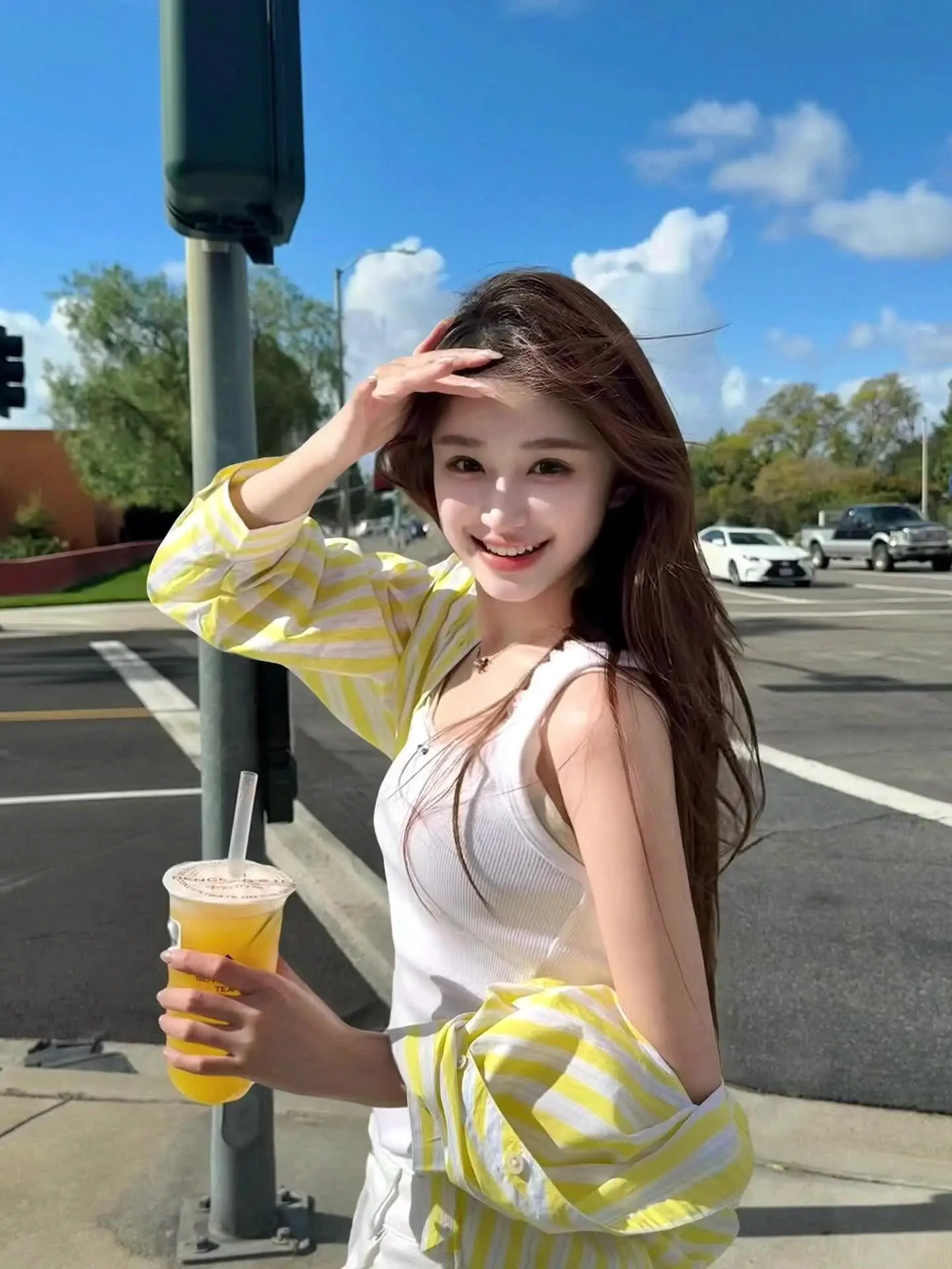 治愈系风景 清纯甜美 ootd穿搭 小清新治愈系 户外