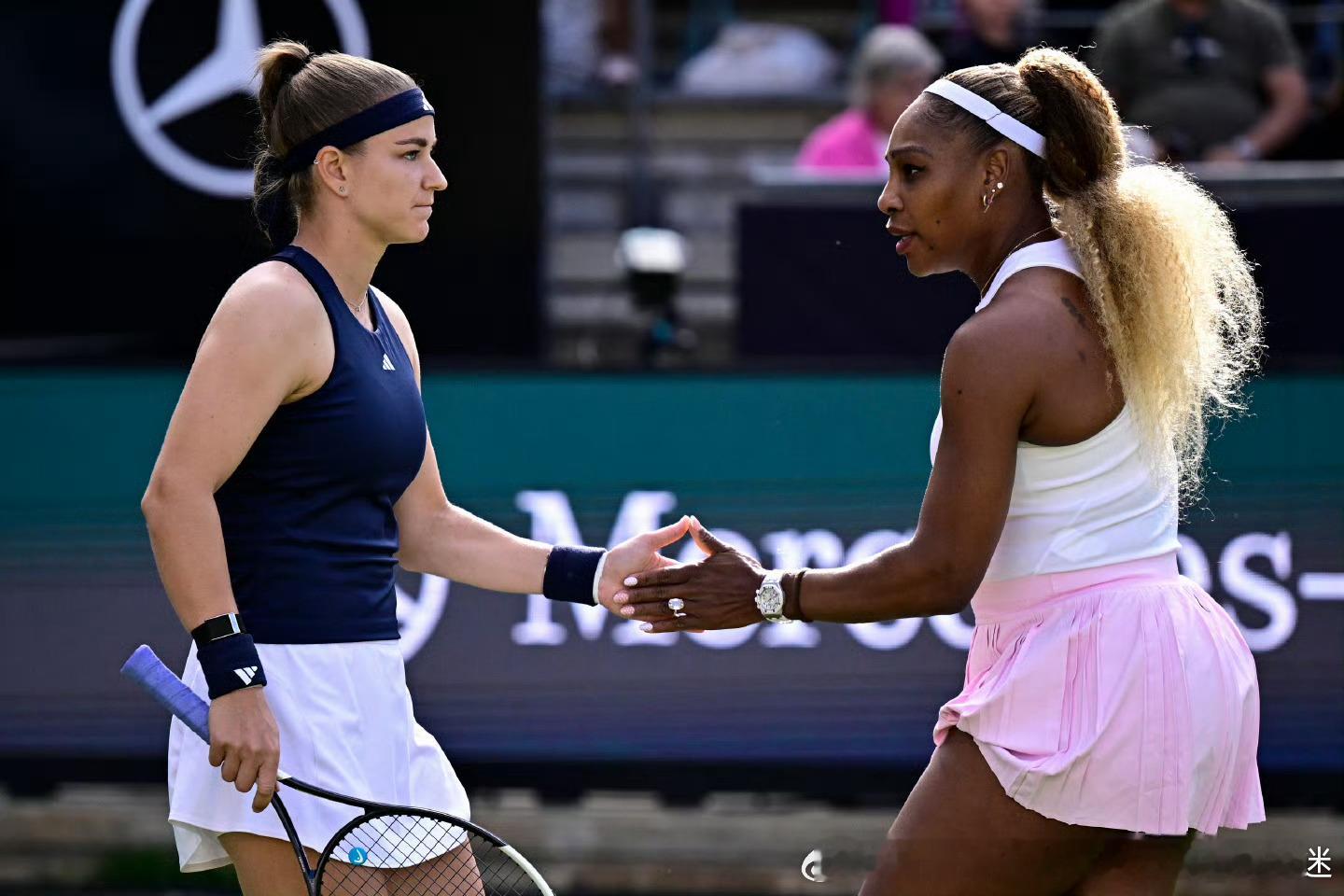 WTA500🇩🇪柏林站双打首轮1️⃣，🇨🇿穆霍娃/🇺🇸小威廉姆斯以4