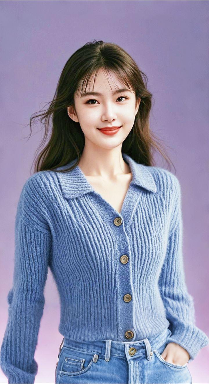 AI扩图 AI浅笑雅韵