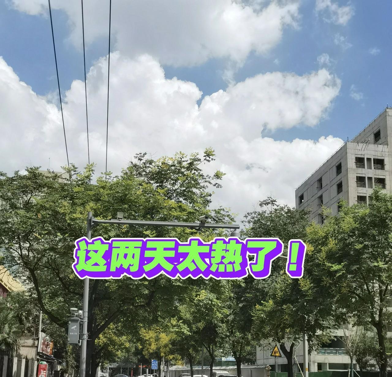 谁懂西安这波秋老虎🥵
处暑都过了，三伏天都熬完了，体感反倒比盛夏更闷。
气温看