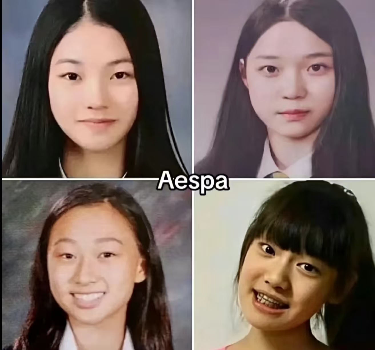 整理了一份大热女团出道前的照片合集 和现在差别大吗？aespa/ITZY/(G)