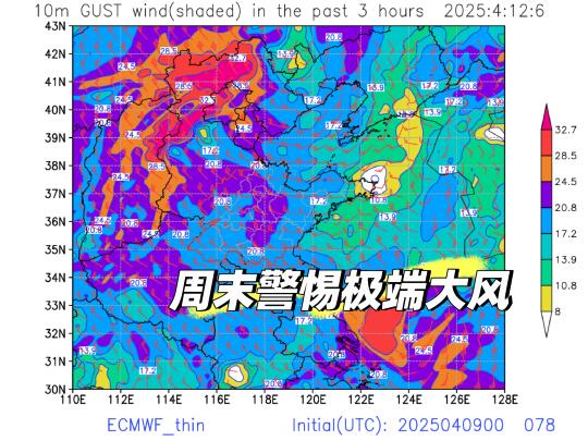 阵风10级以上！本周末狂风来袭😱😱