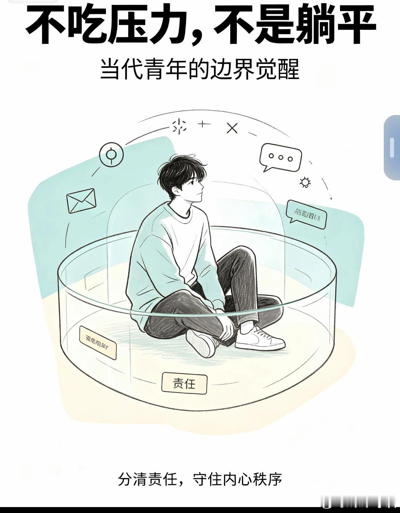 开智的年轻人根本不吃压力 不吃压力：当代青年的边界觉醒｜不是躺平，是明辨负荷 ​