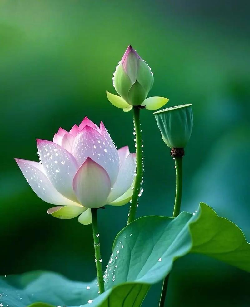 上联：荷田半亩，细雨潇潇洗芬芳；
下联：？？（邀友赐对）