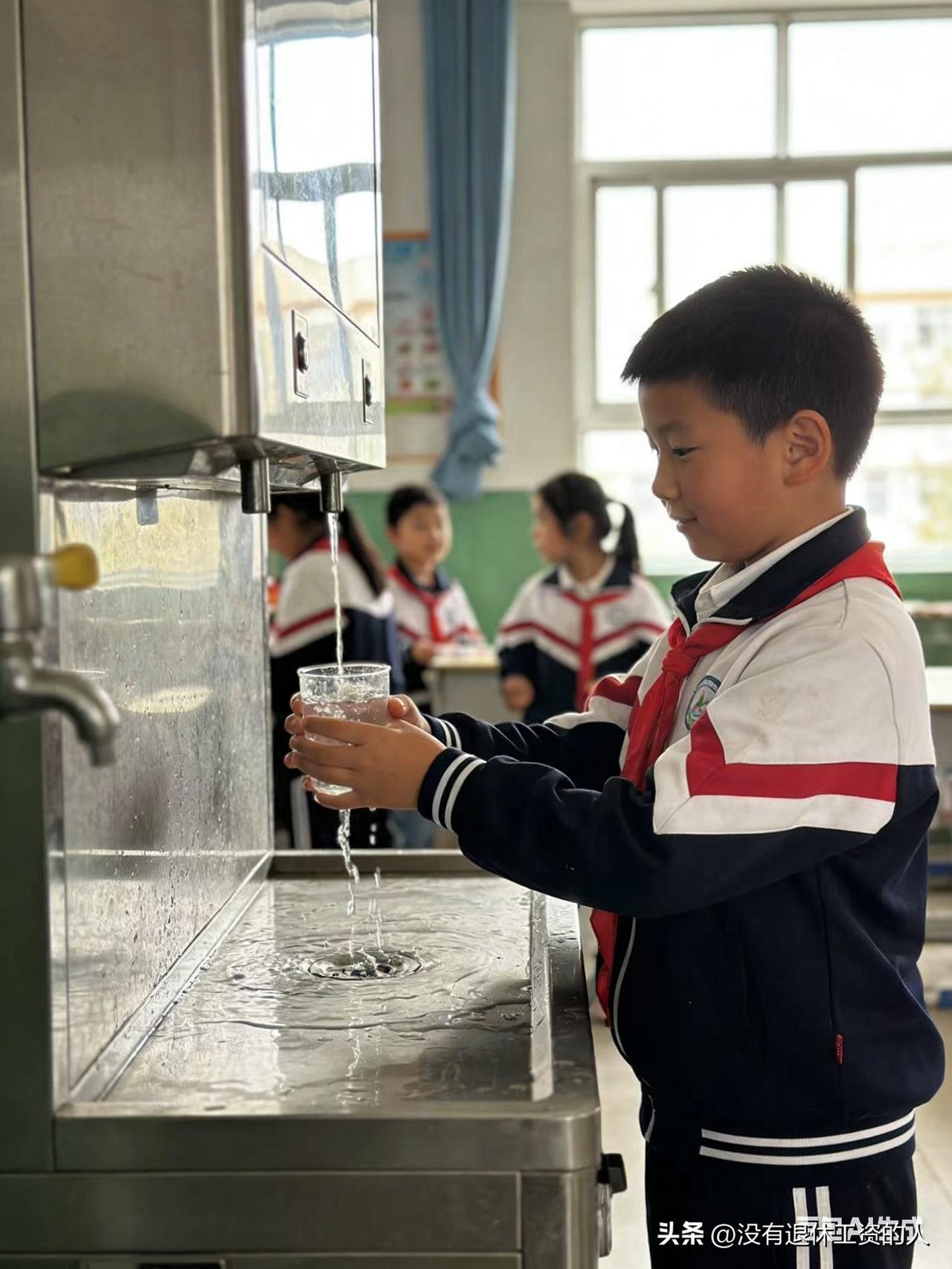 太搞笑了。

福建泉州有一所私立学校，学生如果要喝上热水，必须要预先充值，而且存