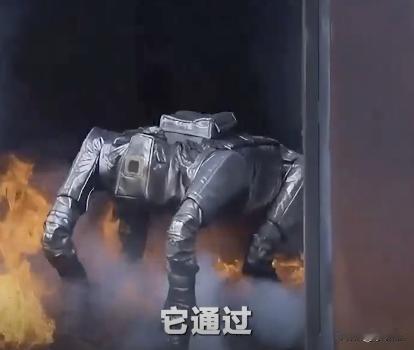 机器狼这是要练就一身金刚不坏之身吗？连熊熊烈火都不怕了，那一身隔热蒙皮到底蕴藏着