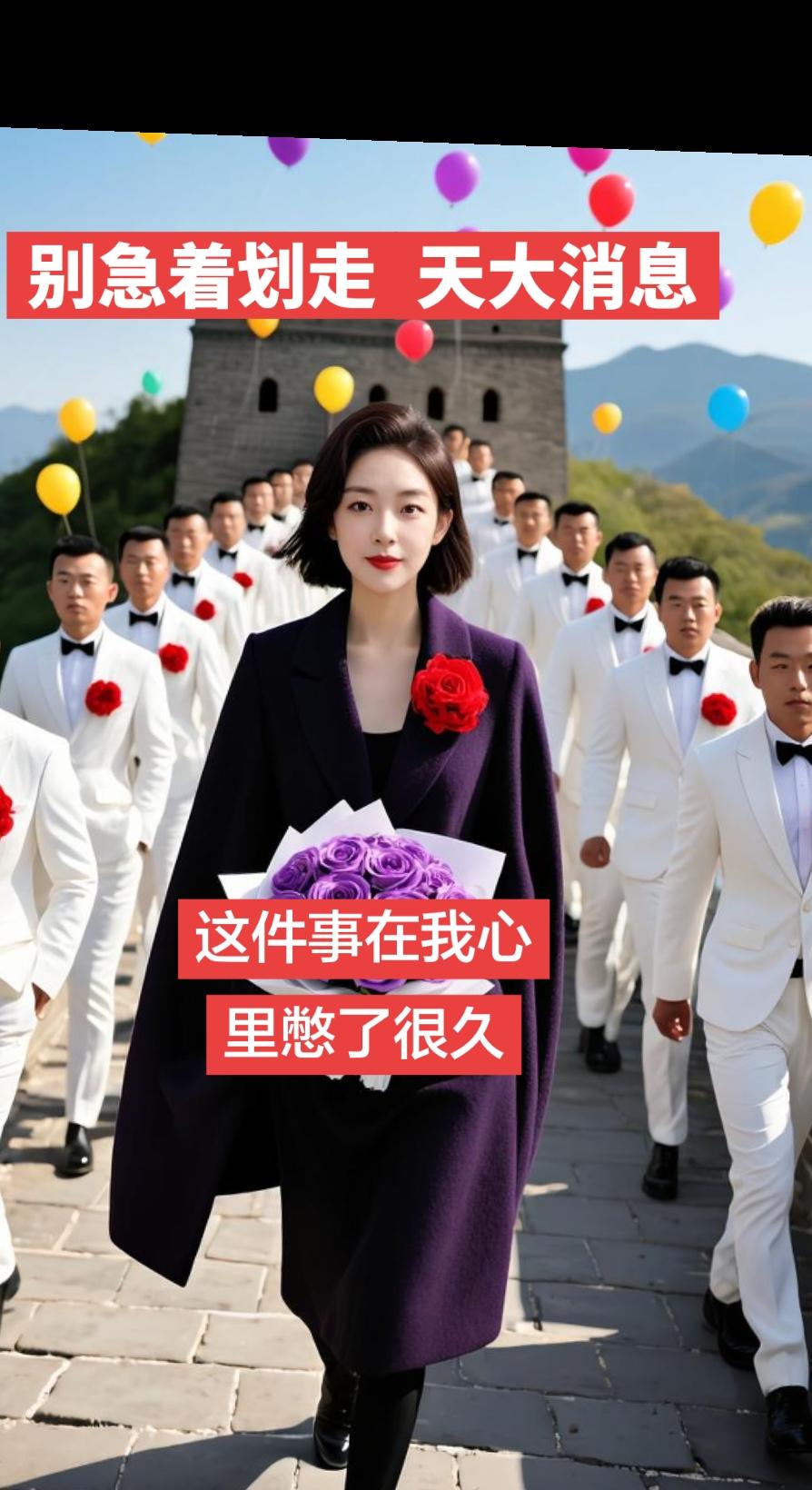 #AI长城自由大片   