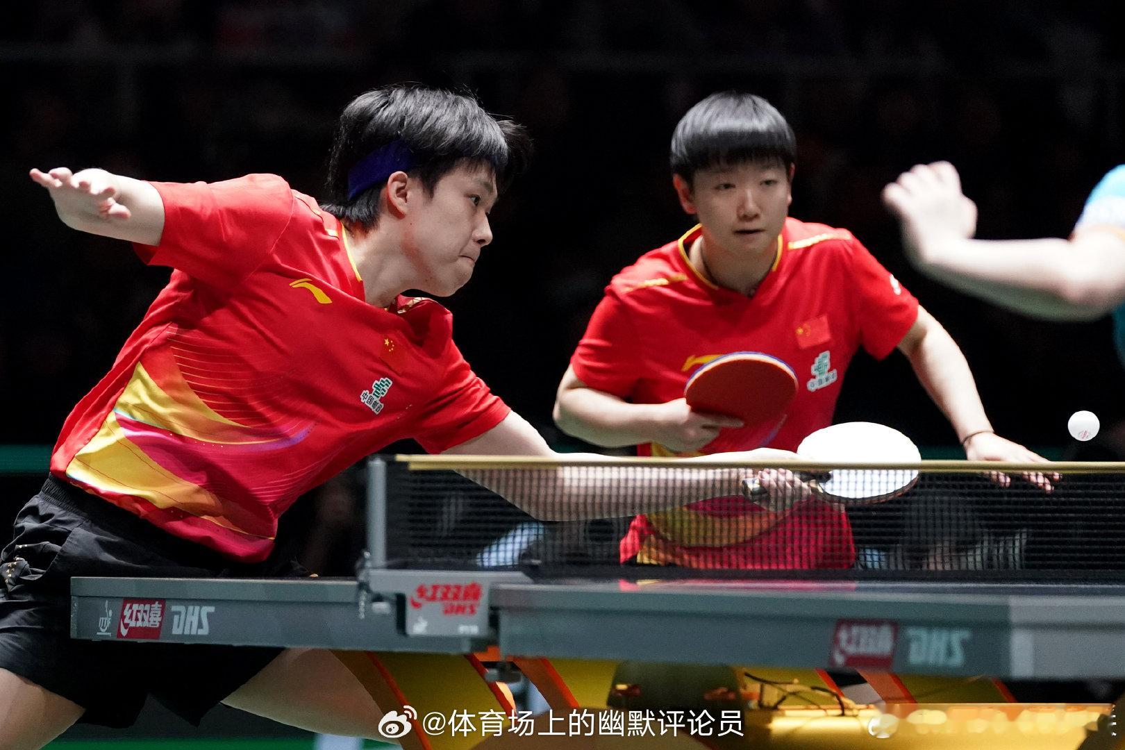 金牌赛王楚钦/孙颖莎3-0松岛辉空/大藤沙月【11-4，11-4，11-6】中国
