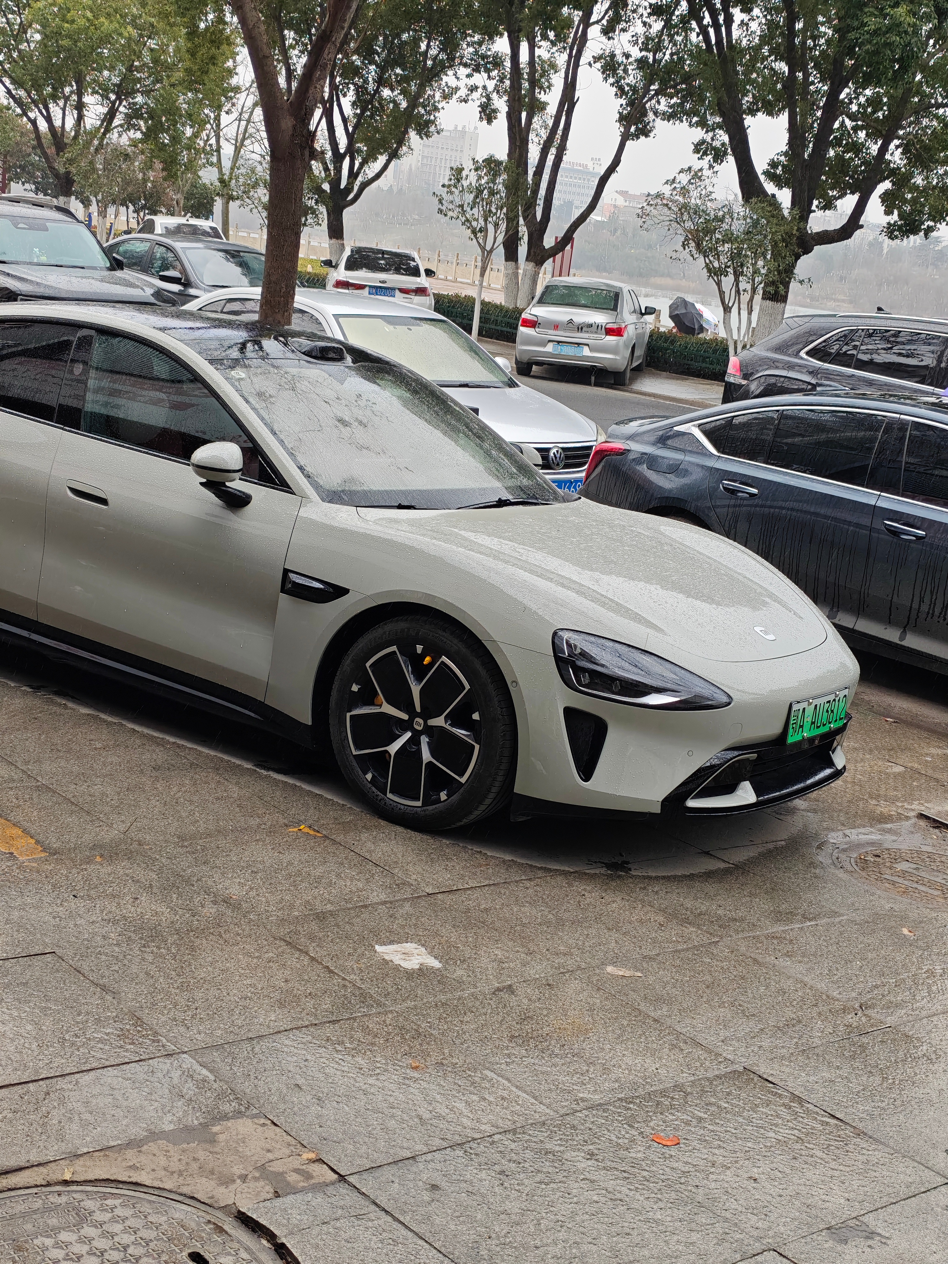 回老家也能看到很多小米汽车，小米SU7，小米YU7，这个辨识度也是没谁了! 安陆