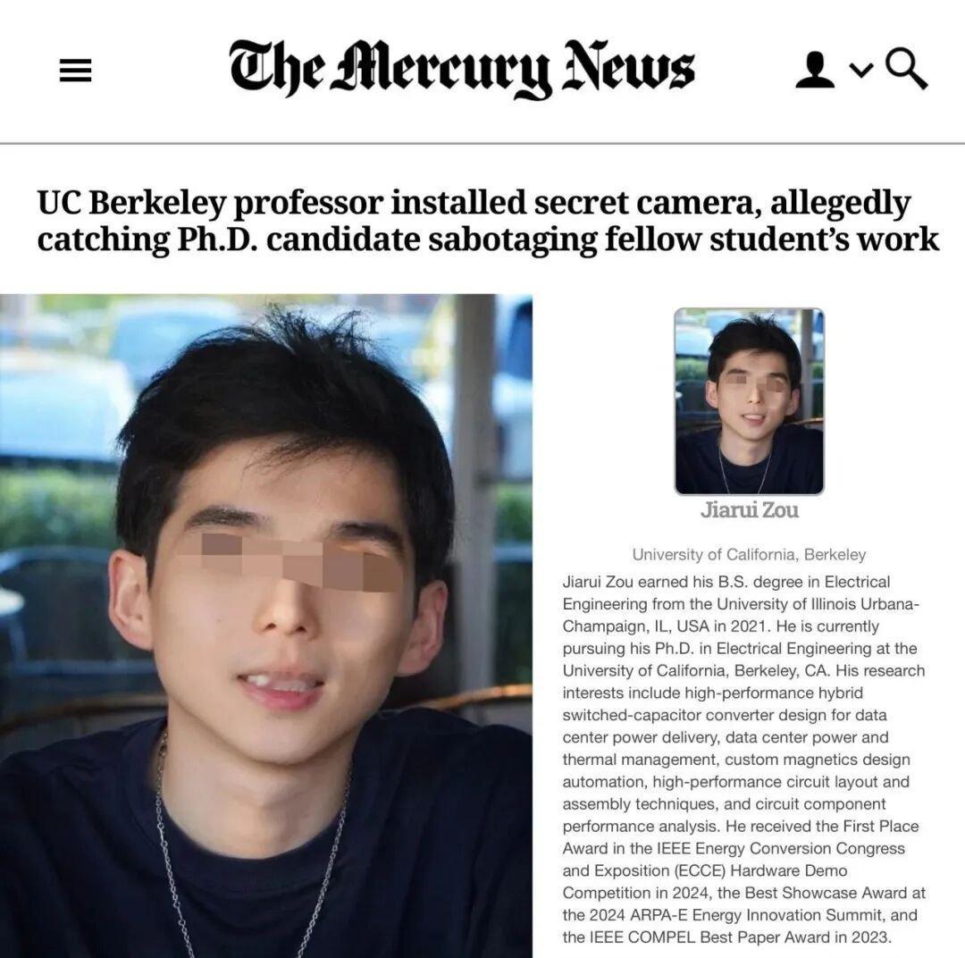 要当心别人莫名其妙的嫉妒心。¹ 这个帅哥，Zou jiarui，几年来半夜偷偷破