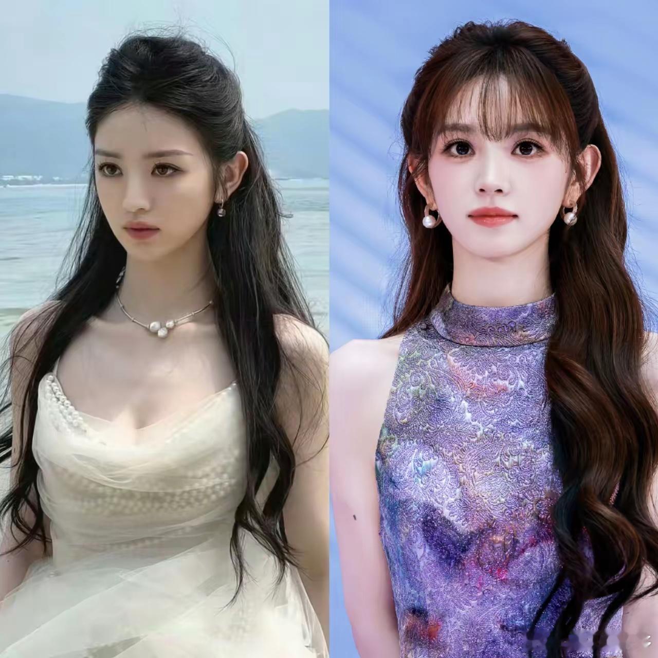 我能接受田曦薇谈恋爱，也能接受她不演戏，但我真的接受不了，居然会有人说她没有刘海