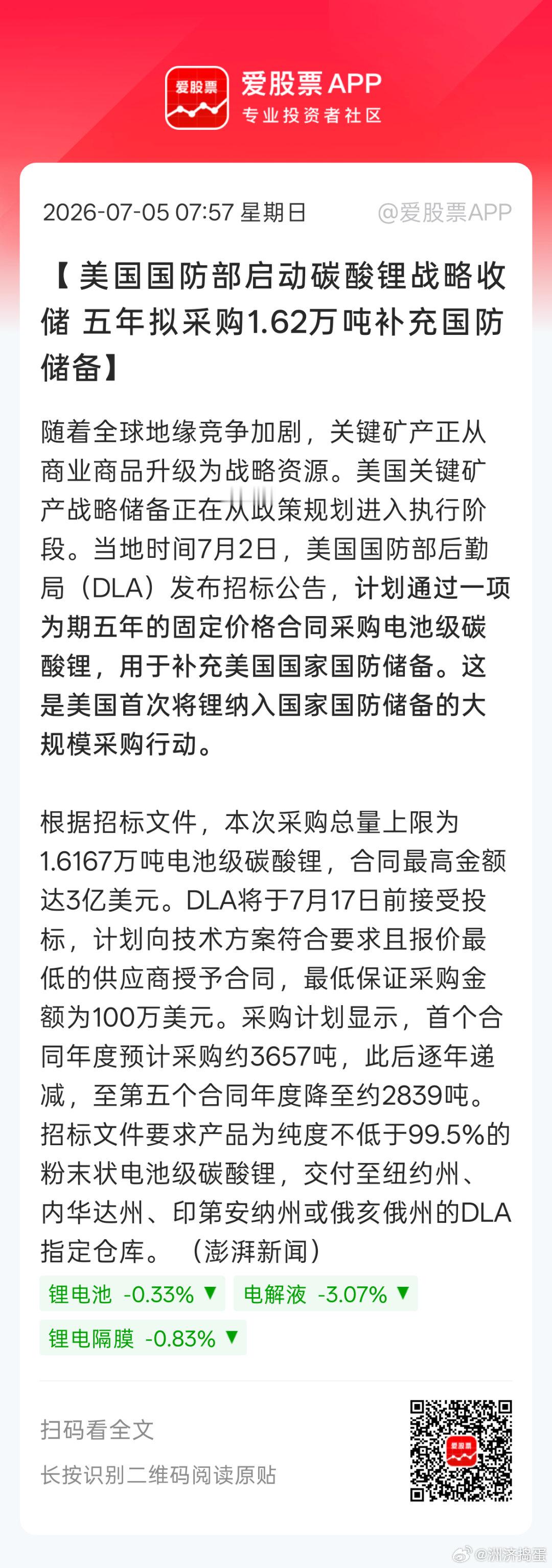 上游战略资源，是我们最大的优势。现在全球都知道战略资源的重要了，都开始囤货模式这