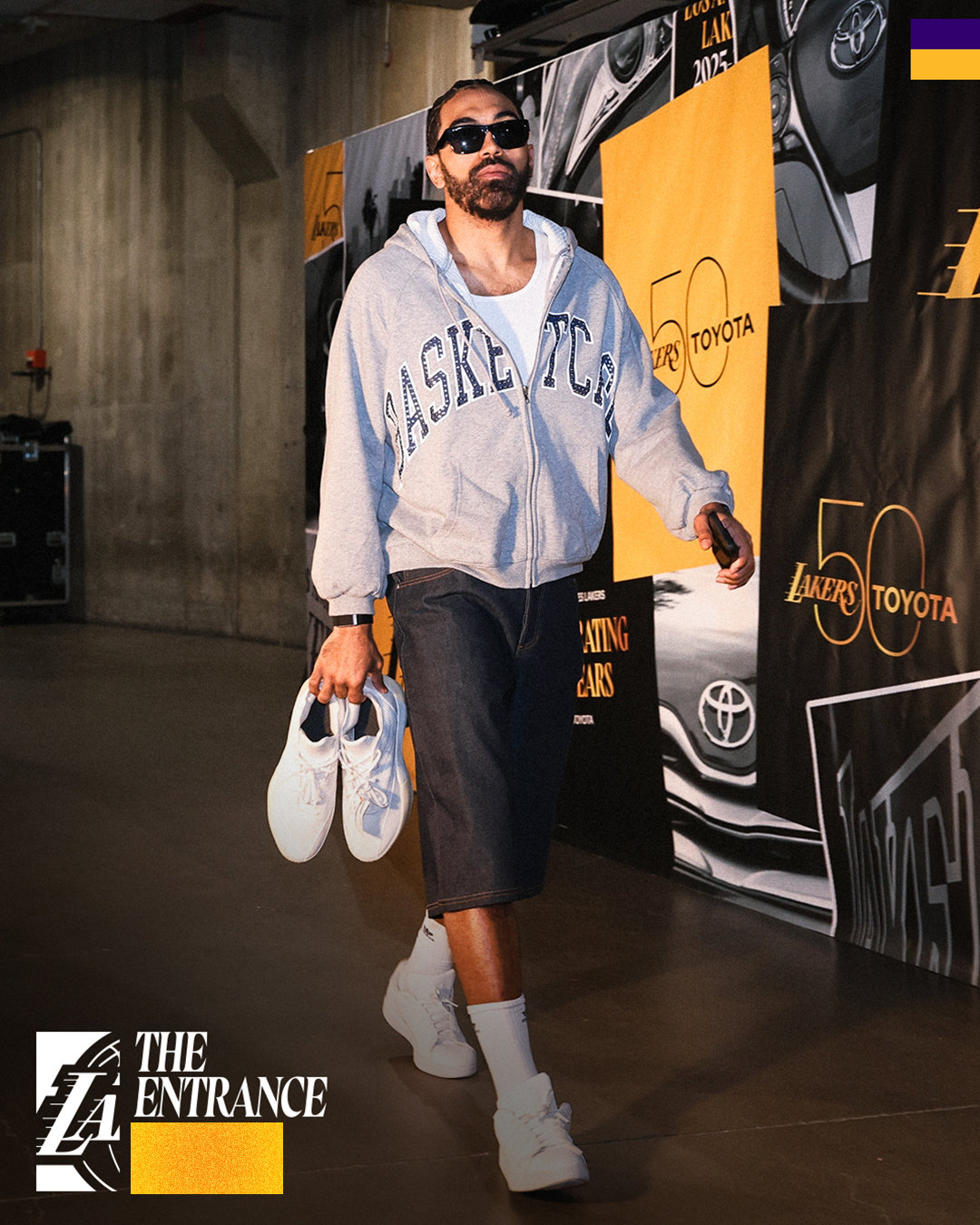 准备上场了🙌！黄蜂vs湖人 湖人国度