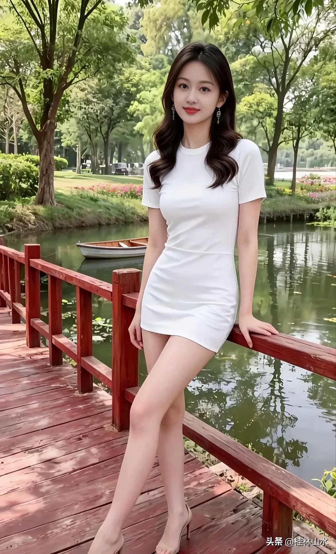时尚穿档，气质美女！