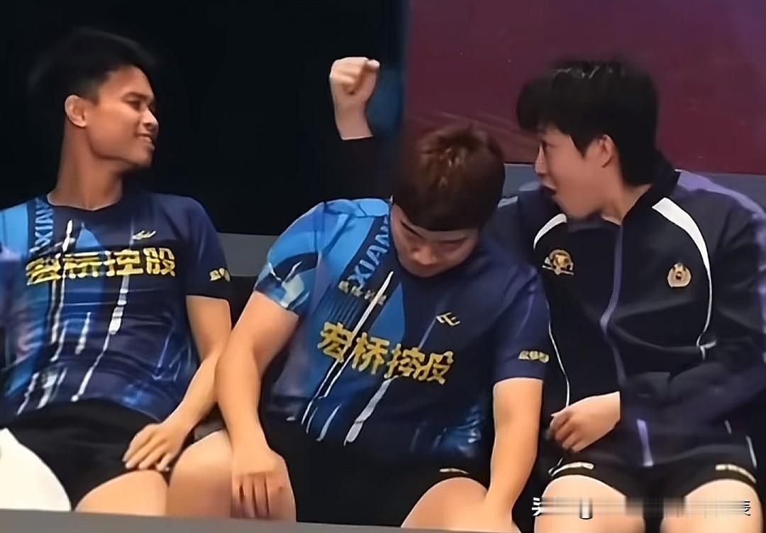 乒超联赛根本就不是让我们看球的。每天热闹一个接一个。这几天的开心都是乒超联赛给的