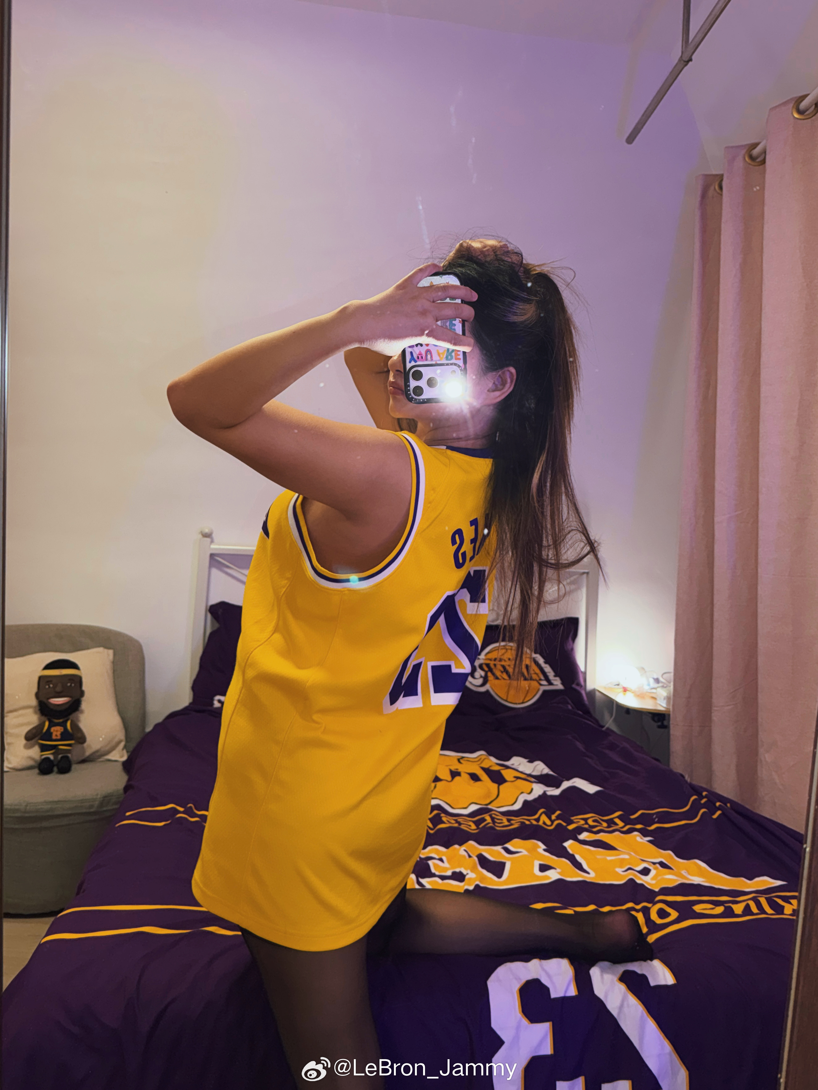 可惜你心里只有詹姆斯，没有我。 