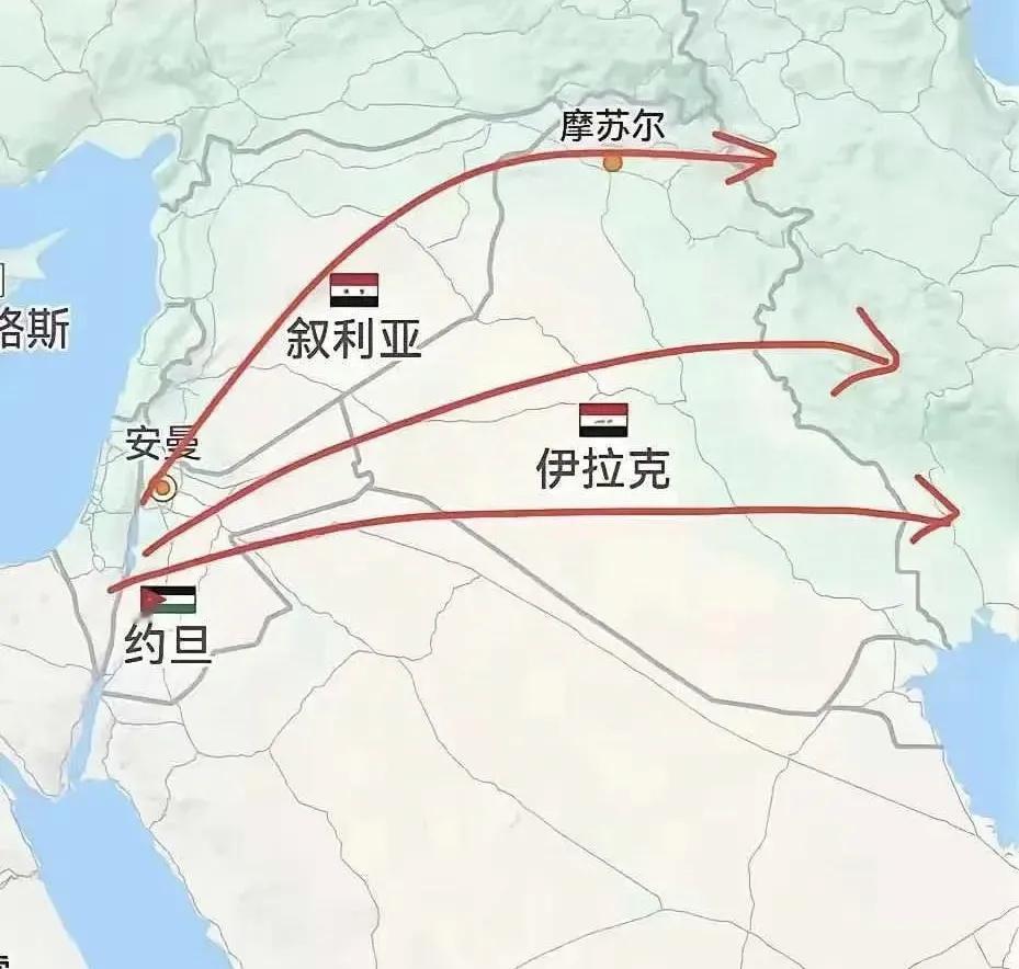以色列空袭伊朗的关键一步，约旦同意对以色列空军开放领空。

美国为以色列报复伊朗