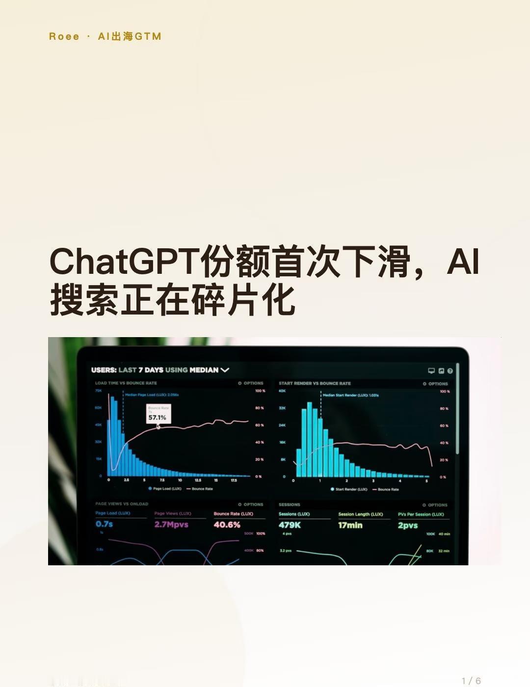 AI 搜索正在碎片化，份额分散
2026 年最大的变化，不是「AI 更强了」，而