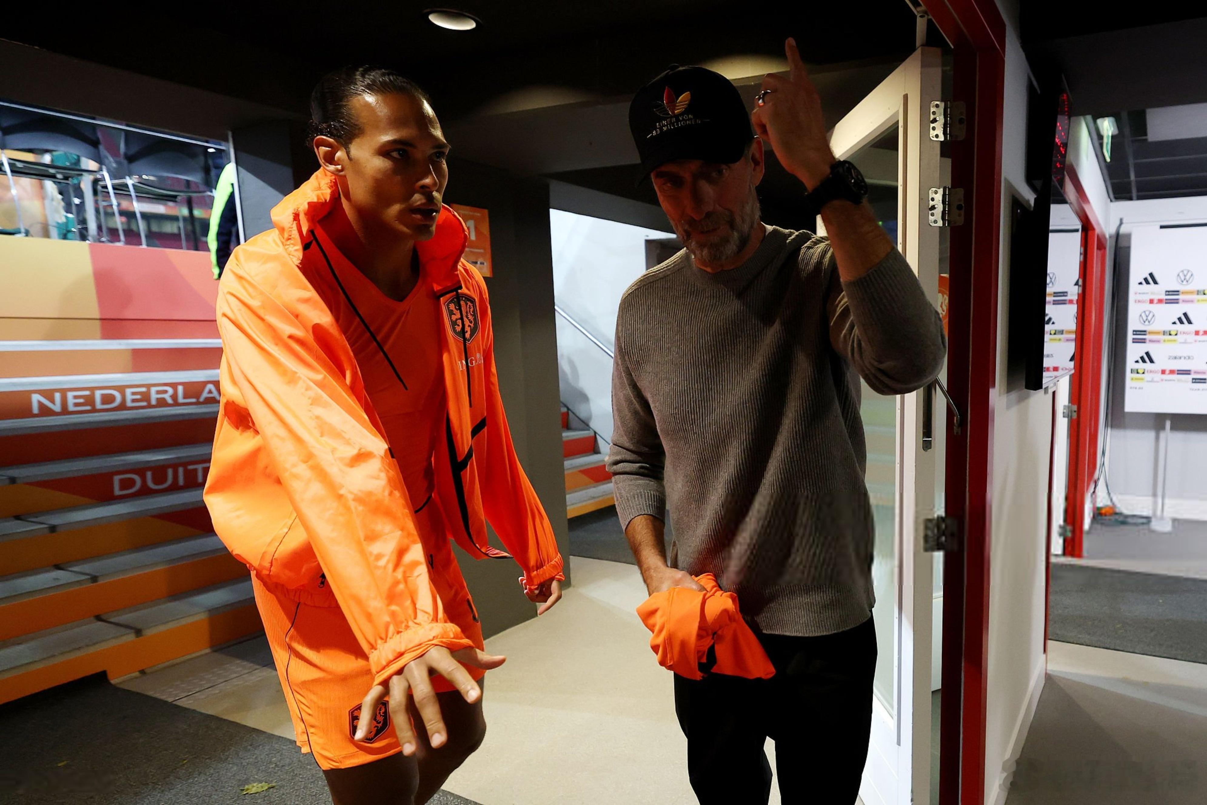 Juergen Klopp & Virgil van Dijk 荷兰绝平德国 ​