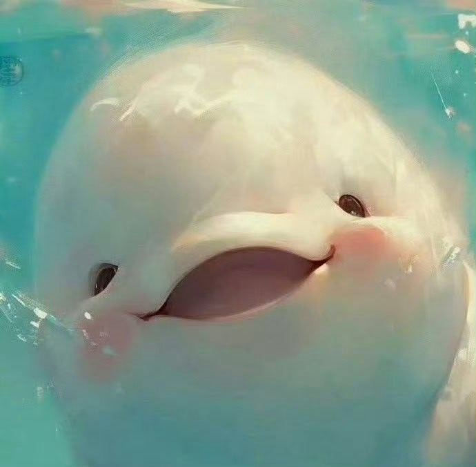 秒赞这只小海豚，你会收到期盼已久的好消息 💫 