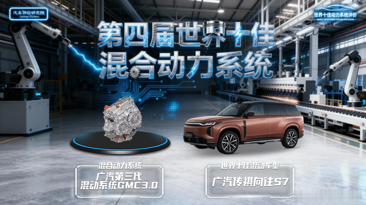 国产汽车支棱起来了！广汽这波动力大奖拿得太帅👏增程、混动、电驱全领域获奖，连带