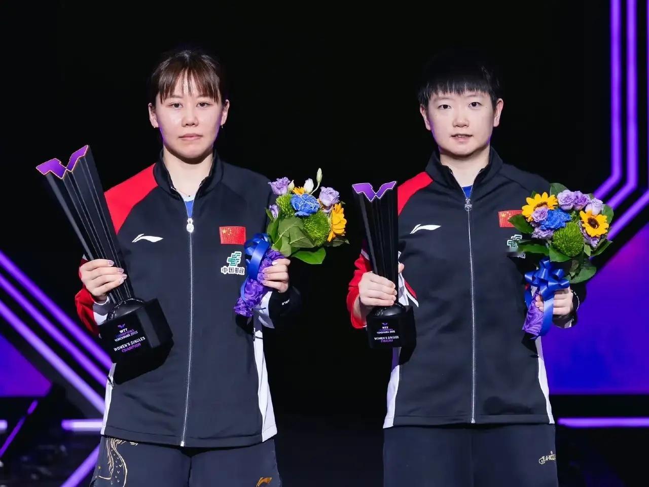 陈幸同夺冠，孙颖莎祝贺同同，同同也感谢莎莎这样的对手！本是很好的事情，然而有些挑