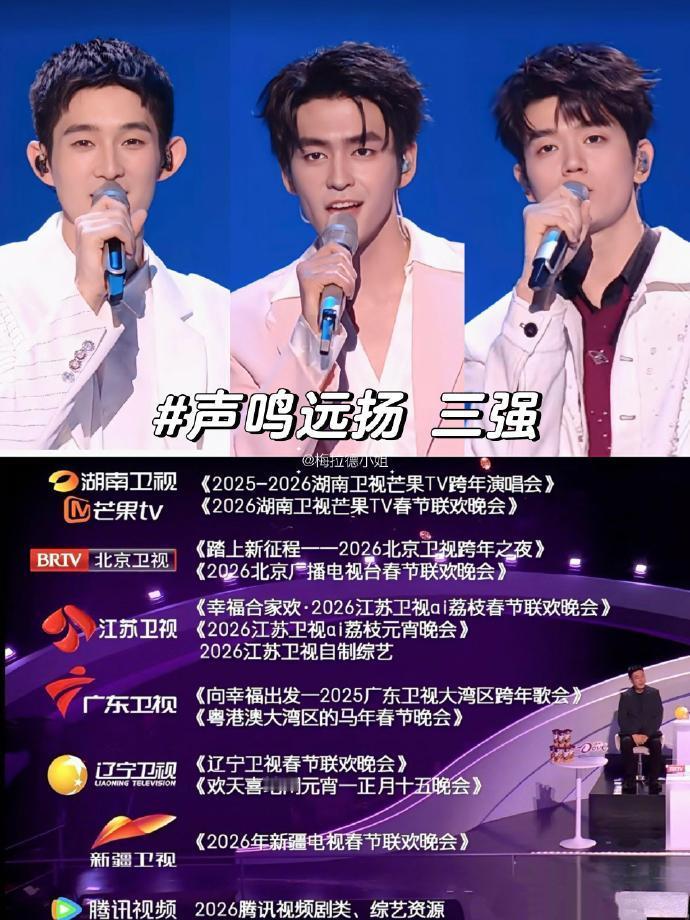 网传好六团空降新人冠军夜还没到，好六团席位就安排上了？芒果你是真的会捧声鸣远扬