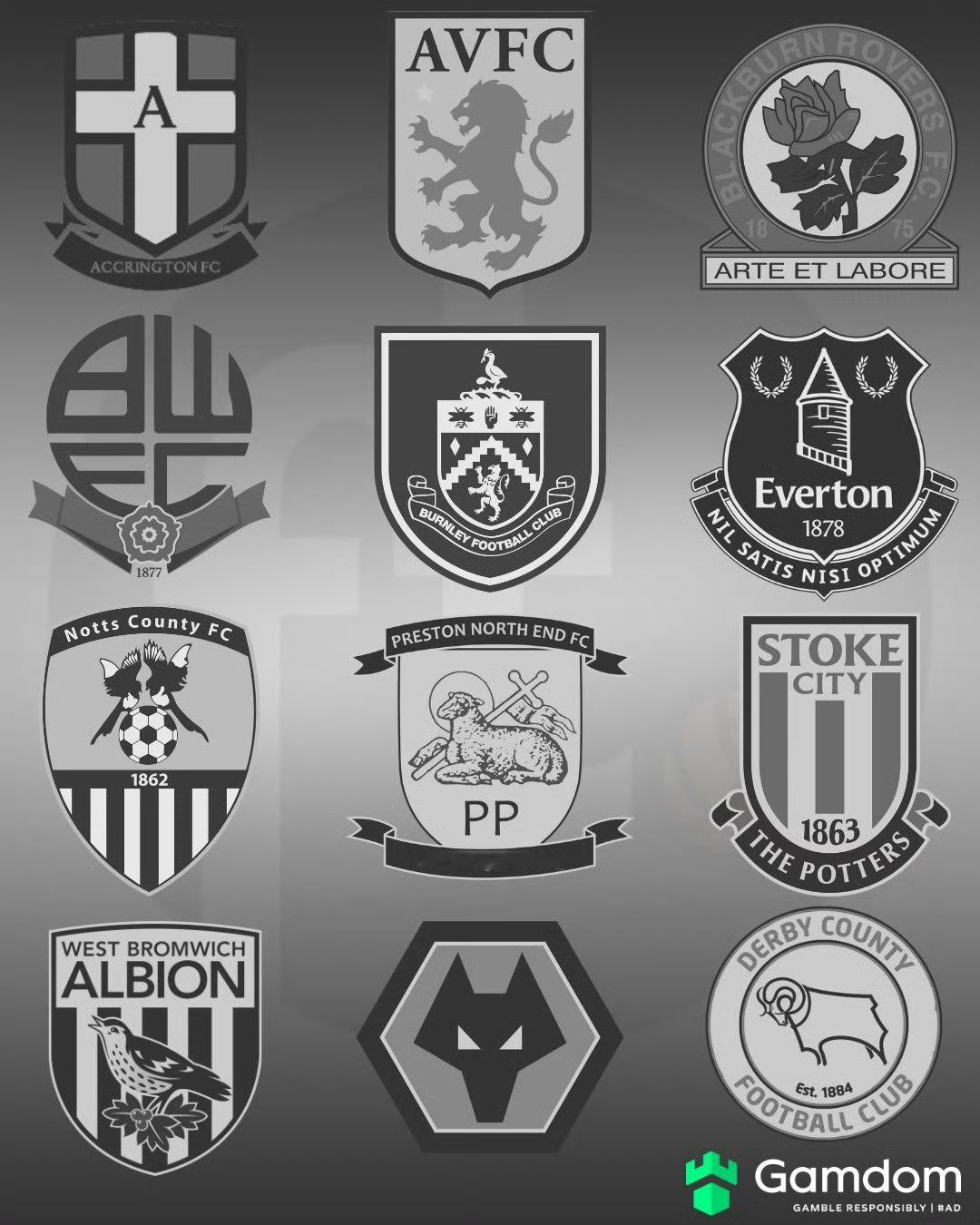 📅 138年前的今天，足球联赛成立。这些是 12 个创始俱乐部。 👀 