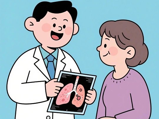 警惕无症状早期肺癌很多人误以为肺癌出现时一定会伴随咳嗽、胸痛、咳血等明显症状，殊