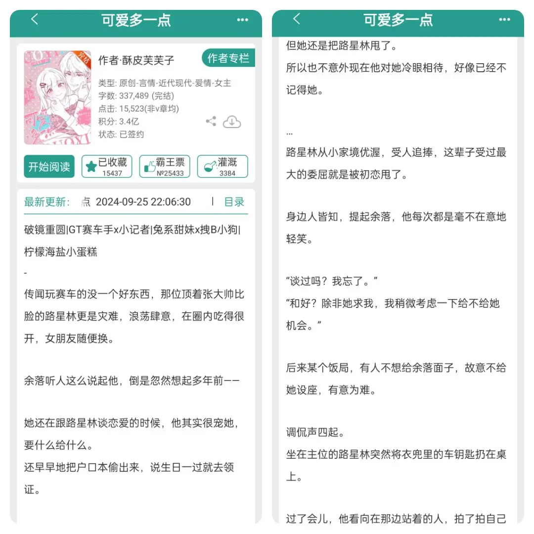 赛车手X小甜妹。