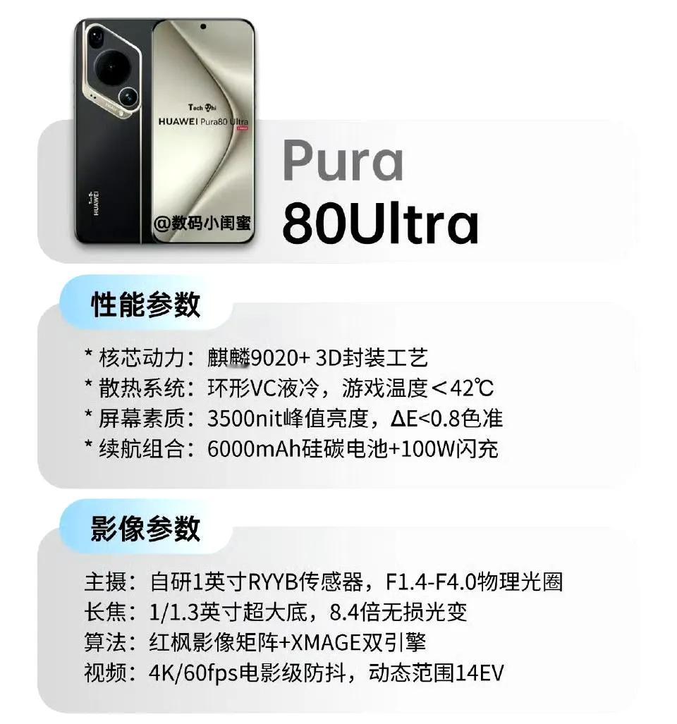 华为新机被大佬爆出来了，我掂量掂量手机的70Pro，明显不香了！
	
Ultra