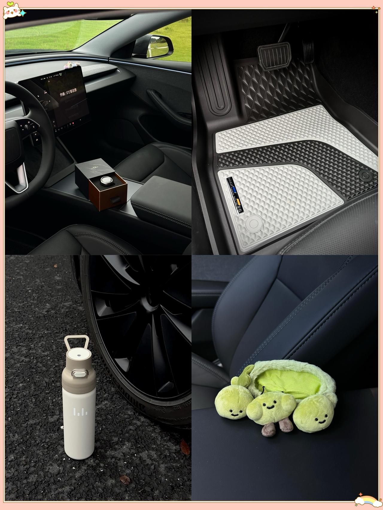 Model 3内饰装饰这件事，我觉得不用追求多贵，关键是别把车里弄得太乱。🚗✨