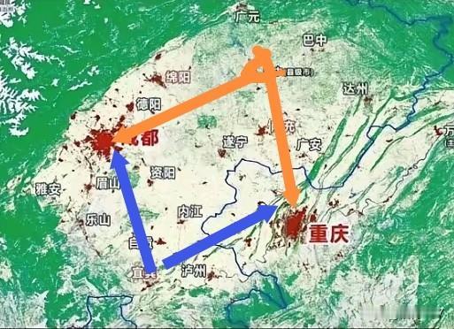 只有阆中才具有与宜宾同样级别的战略位置，如果宜宾是四川盆地的一极的话，阆中则很有