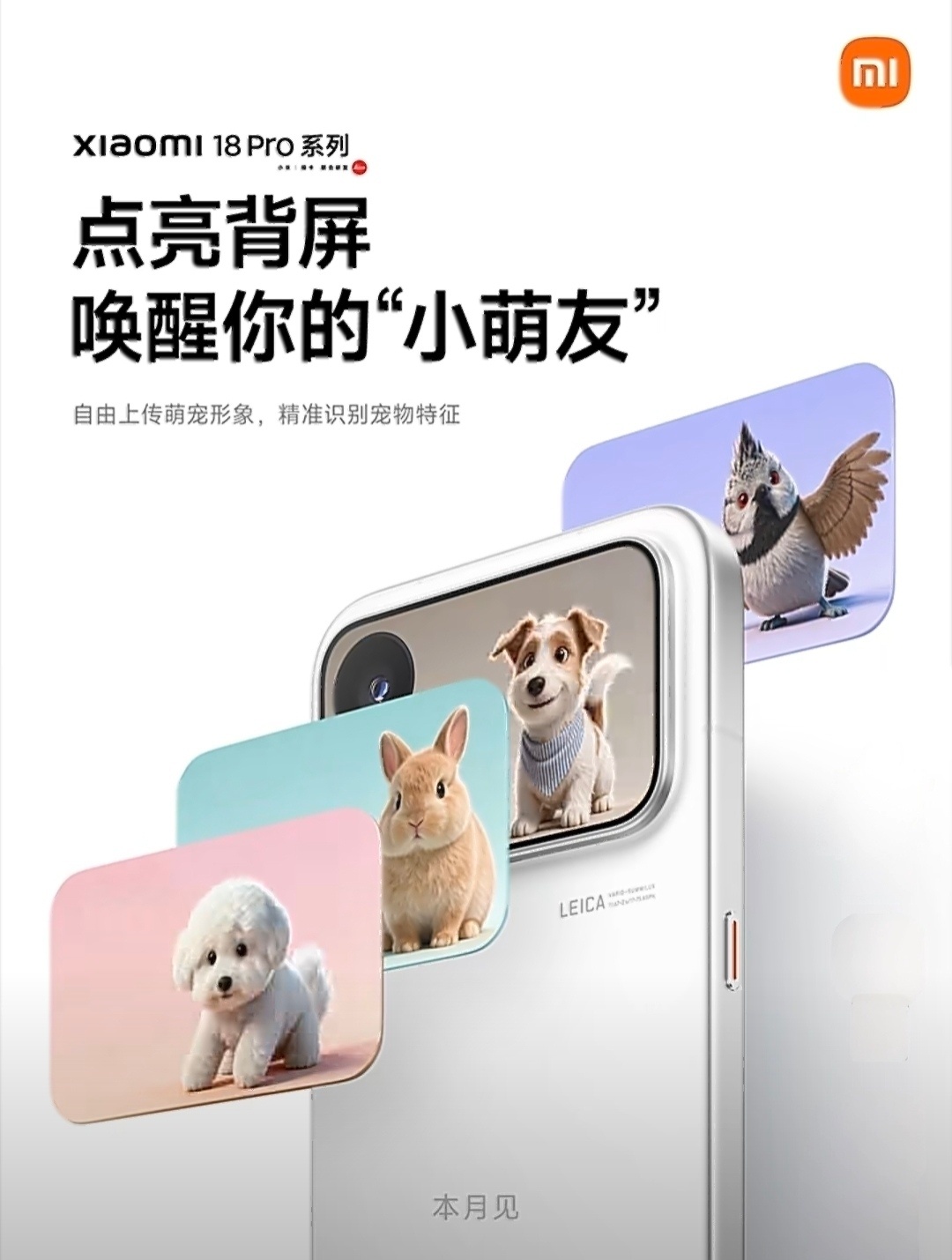 小米18 Pro的背屏确实很有意思呀，哈哈，可玩性真的很高…小米18Pro系列 