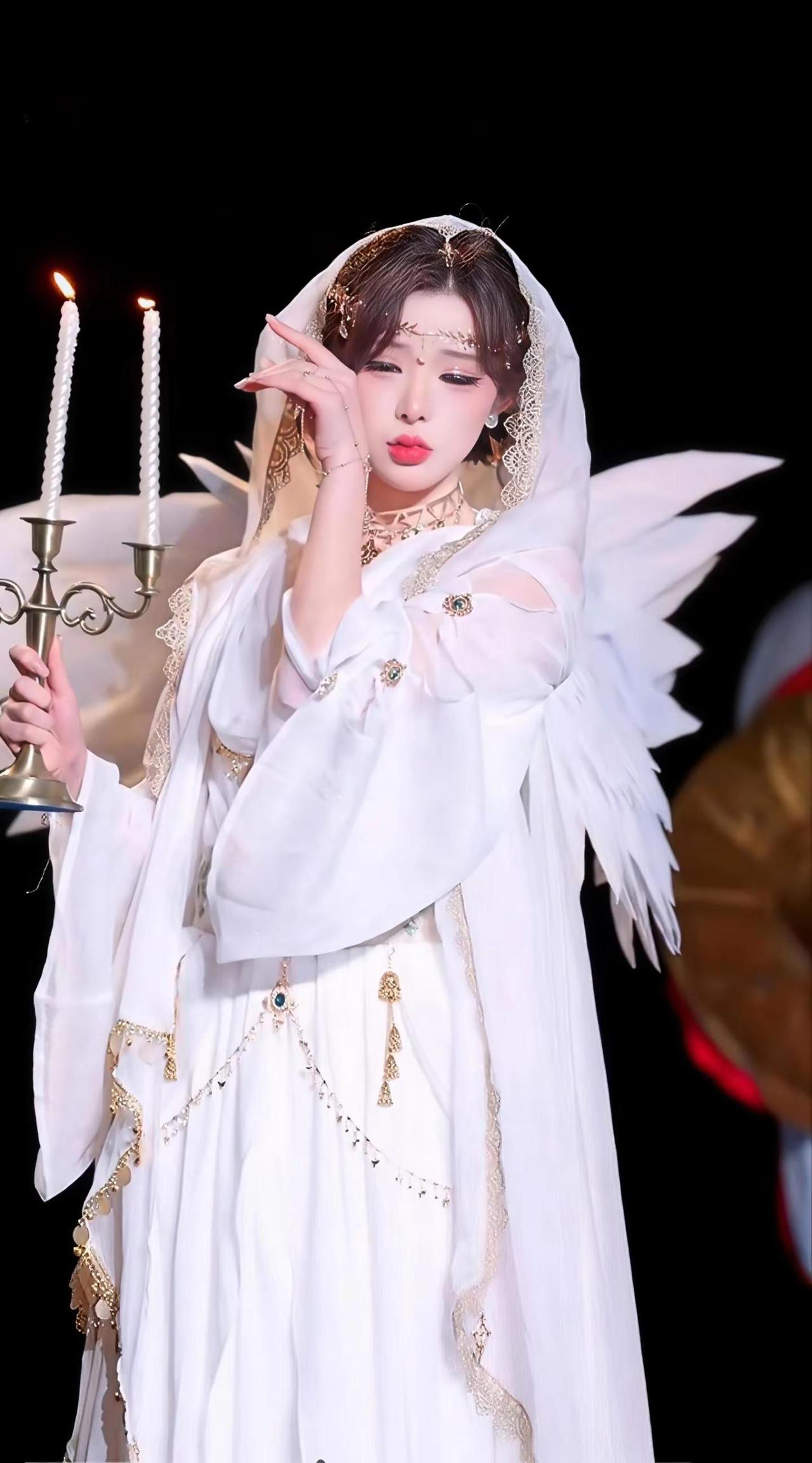 妹妹希腊女神造型美翻了！@龙悦🐰（龙浩天妹妹） 龙悦 龙浩天妹妹 龙浩天大舞台