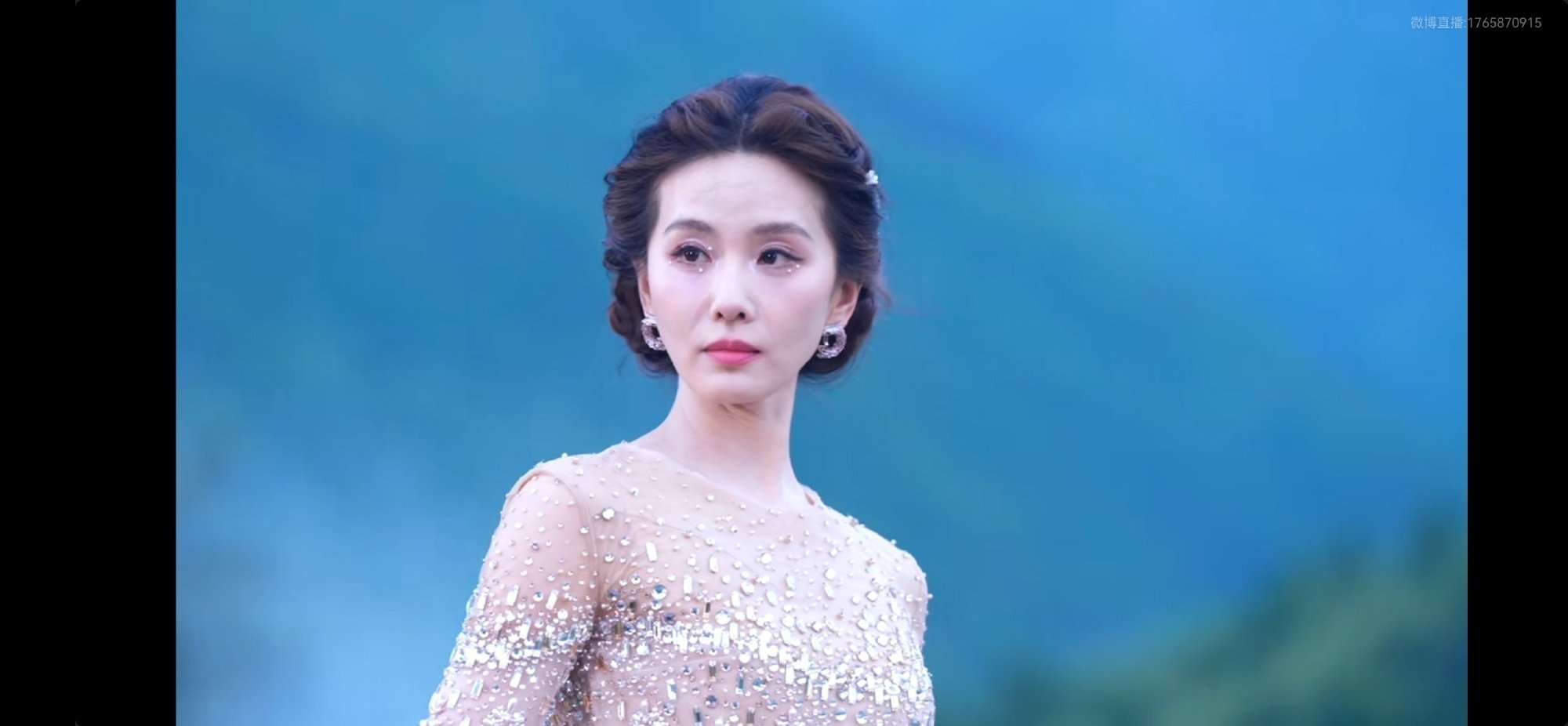 感觉还是看得出来年龄了 气质很好 人看着还是漂亮的 