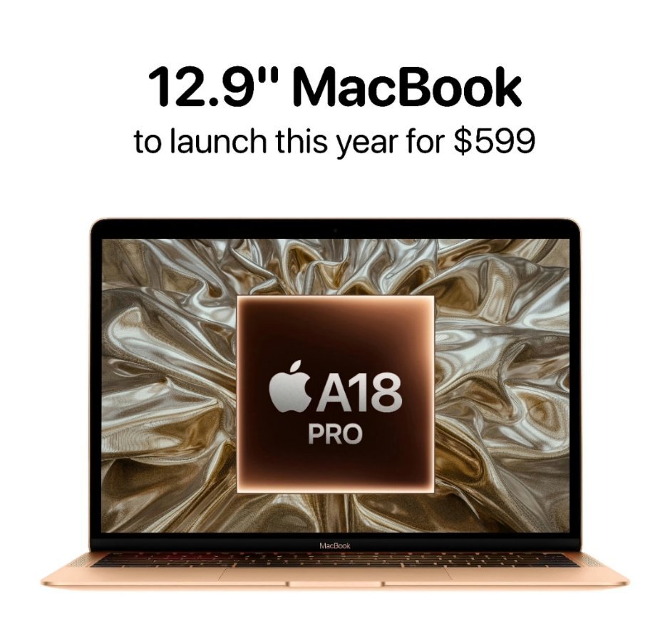 廉价版MacBook价格才599美刀，这对于苹果笔记本来说确实够廉价！ ​​​