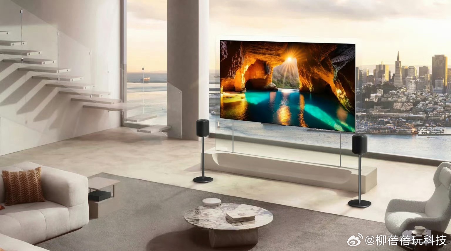LG展示0.9厘米无线壁纸电视 LG SIGNATURE OLED W，厚度仅 