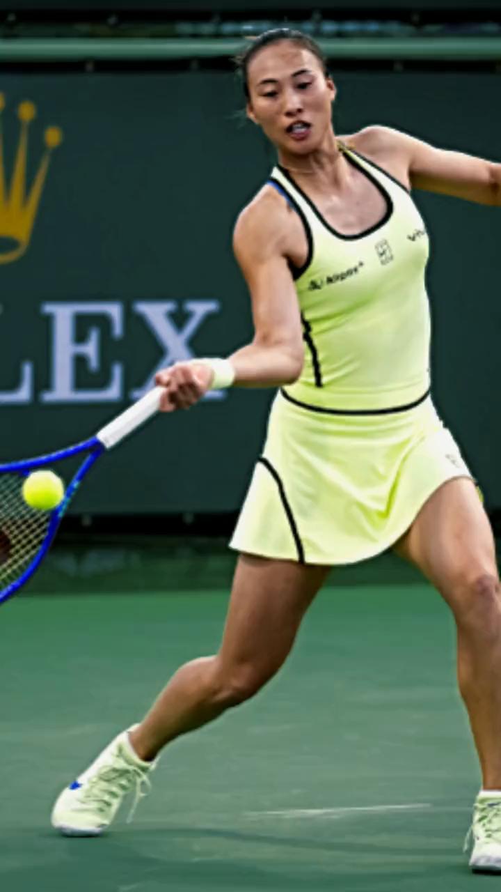 球逗体育。
打完这场我挺开心的，因为伤病没有加重，郑钦文输了零比二止步次轮。评论