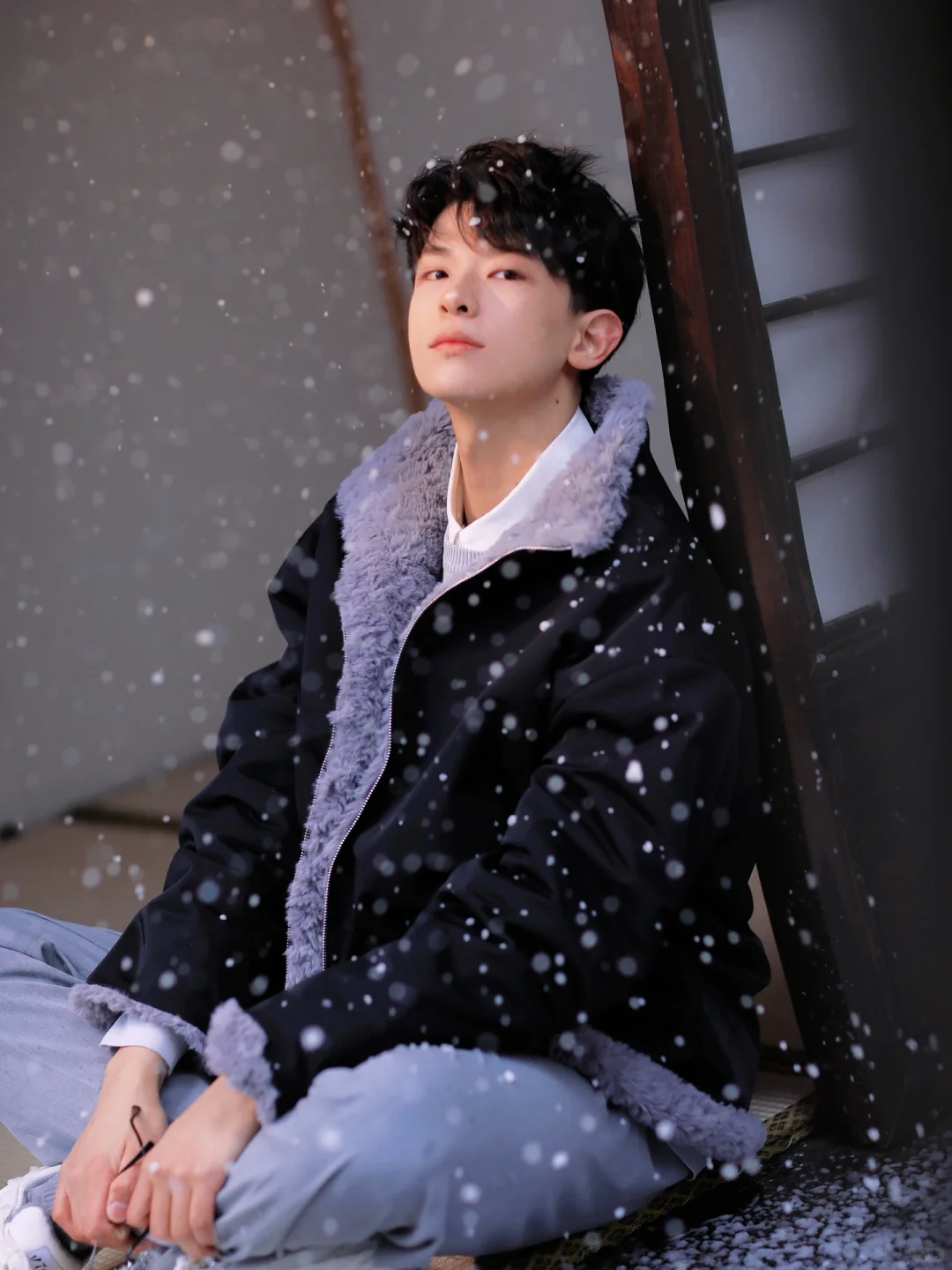 和我看一场初雪｜格雷系穿搭