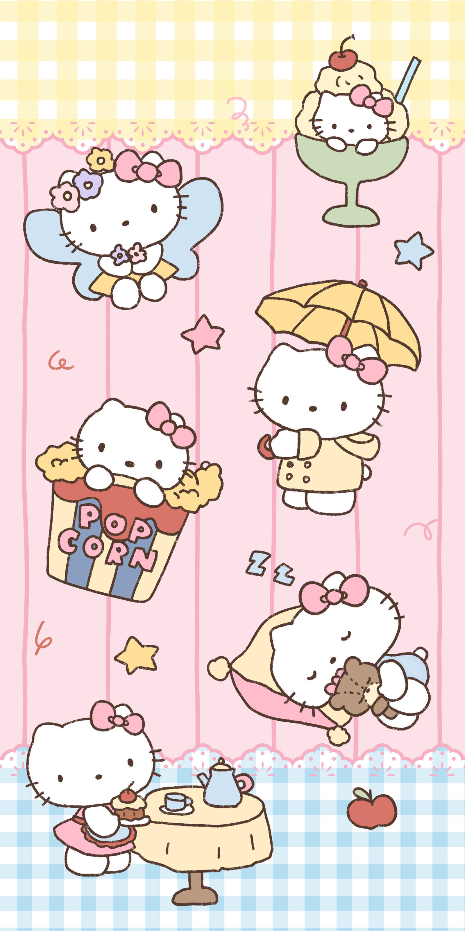 HelloKitty壁纸‖无水印壁纸‖可爱手机壁纸 