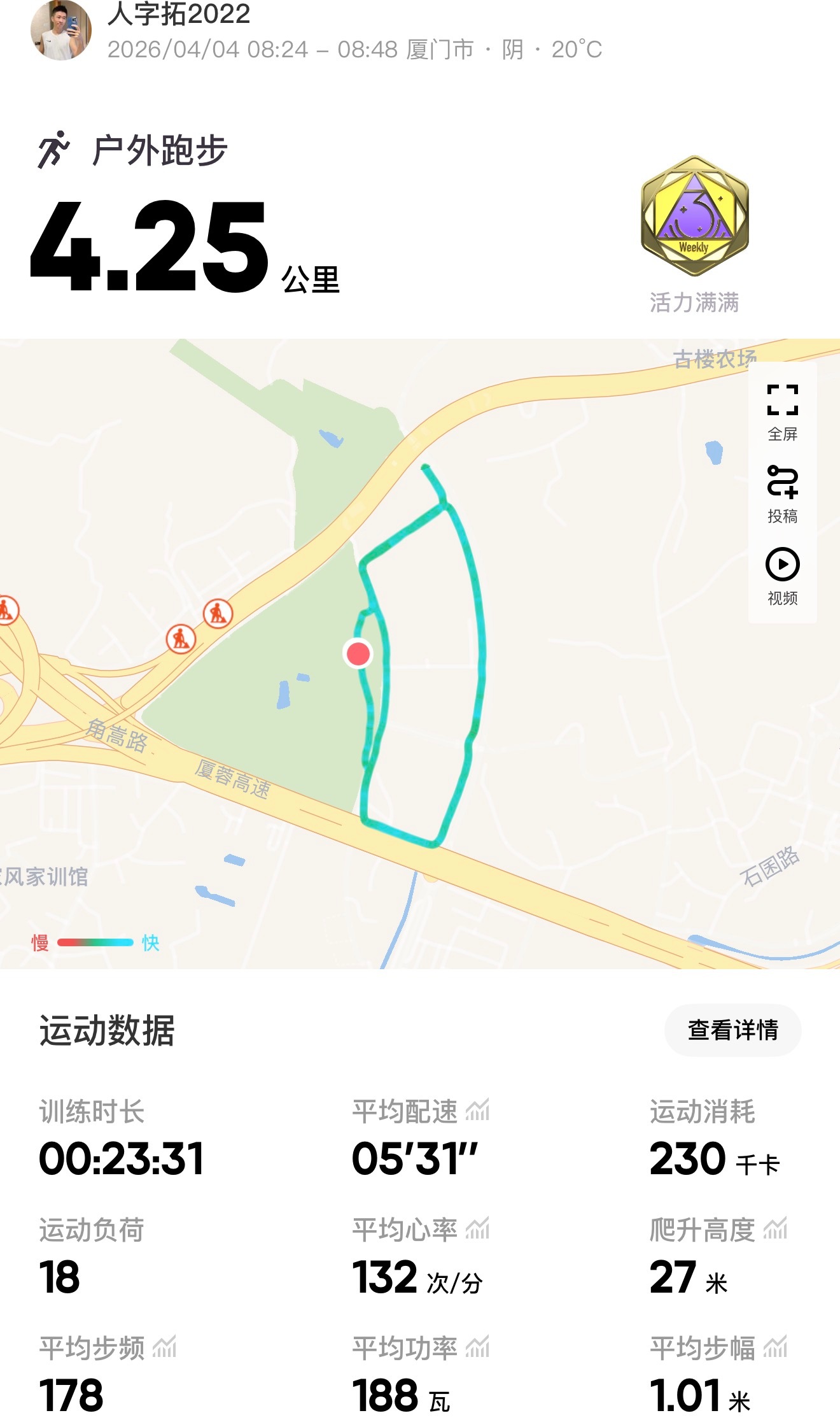 跑步微博送你去跑马即刻开跑 694什么鬼天气，昨天下了一天的雨，天气预报今天也有