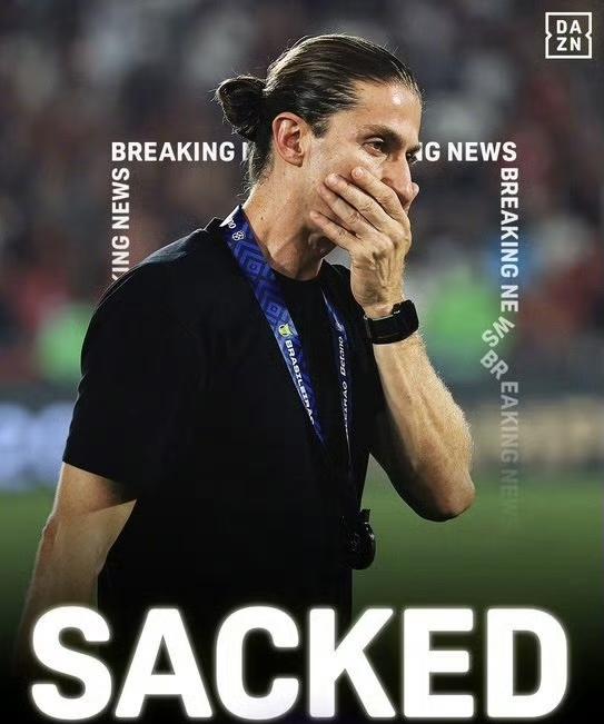 巴甲弗拉门戈队主教练菲利佩·路易斯下课，虽然他刚刚在里约州锦标赛半决赛中8:0大