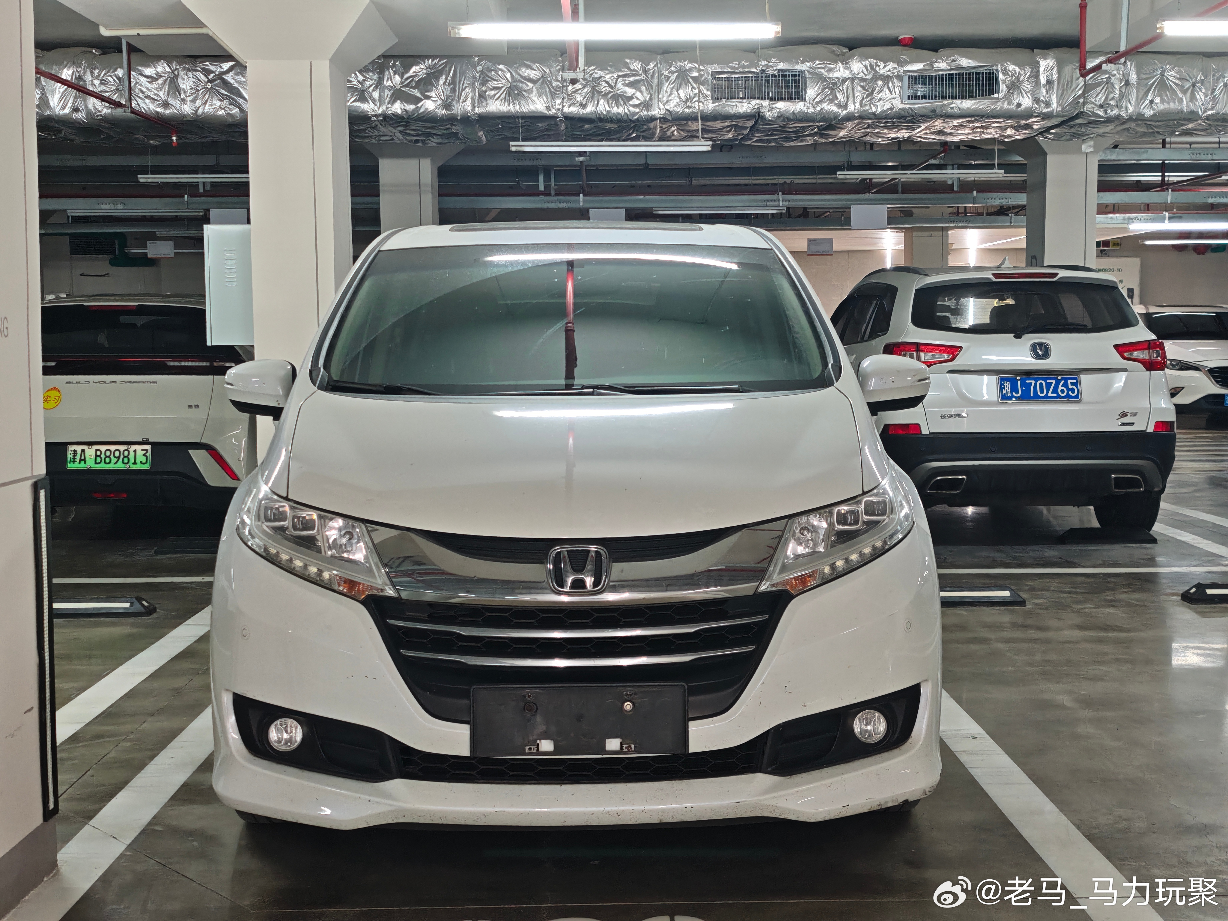马力玩聚老马在路上天津二手车 又一台，本田奥德赛​2015款智享​京牌一手，8万