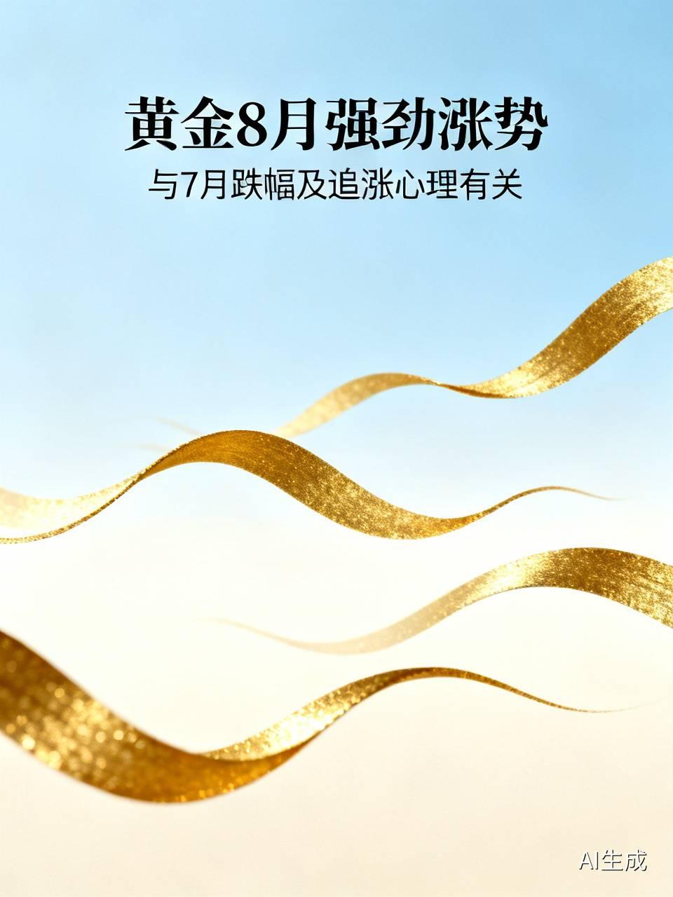 如何看待黄金8月以来的强劲涨势我觉得8月黄金的强劲涨势和7月黄金的跌幅有关，8月