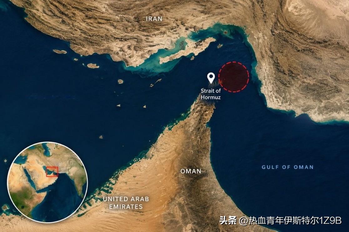 伊朗伊斯兰革命卫队用3架无人机或水雷袭击了一艘油轮，当时该油轮在美国护航下试图穿