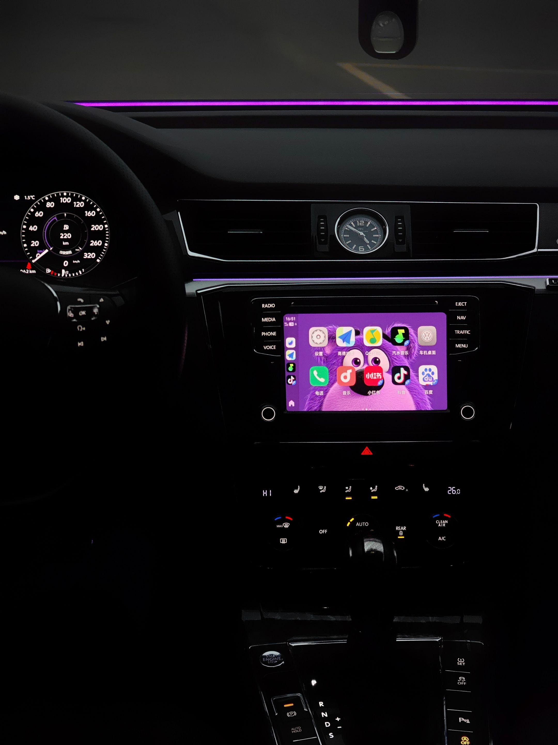 Passat B7.5。这套内饰 我永远喜欢.