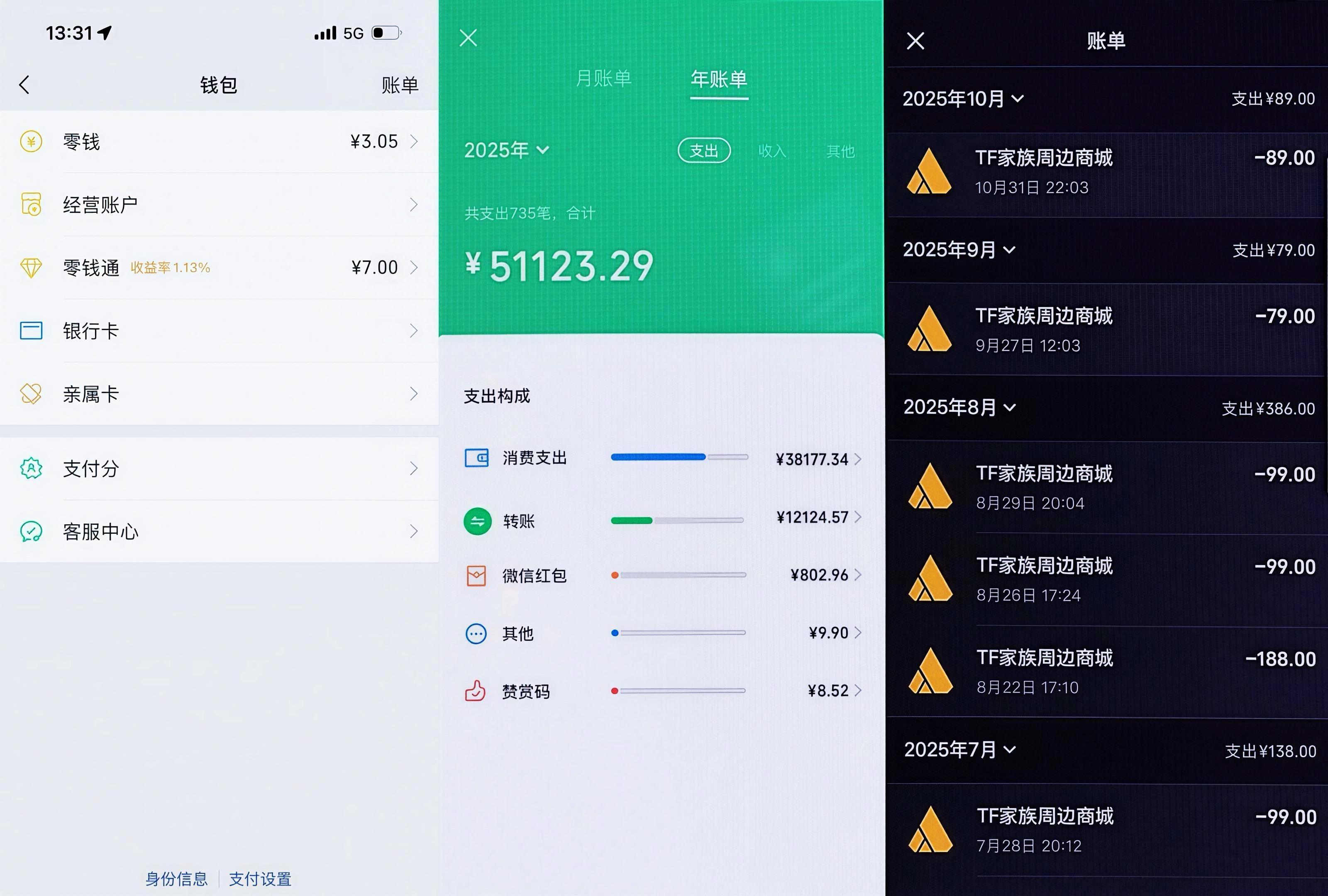 我只是敢花 并不代表我真的有钱