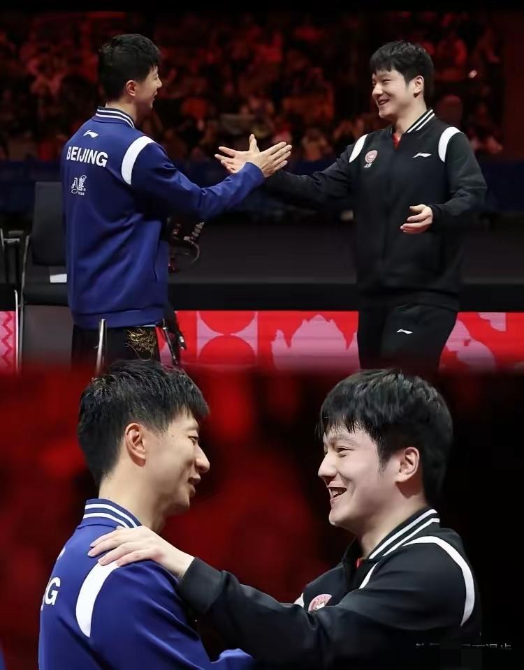 马龙和樊振东的“乒坛王者之争”，真不是单纯比金牌数那么简单！
 马龙的

双圈大