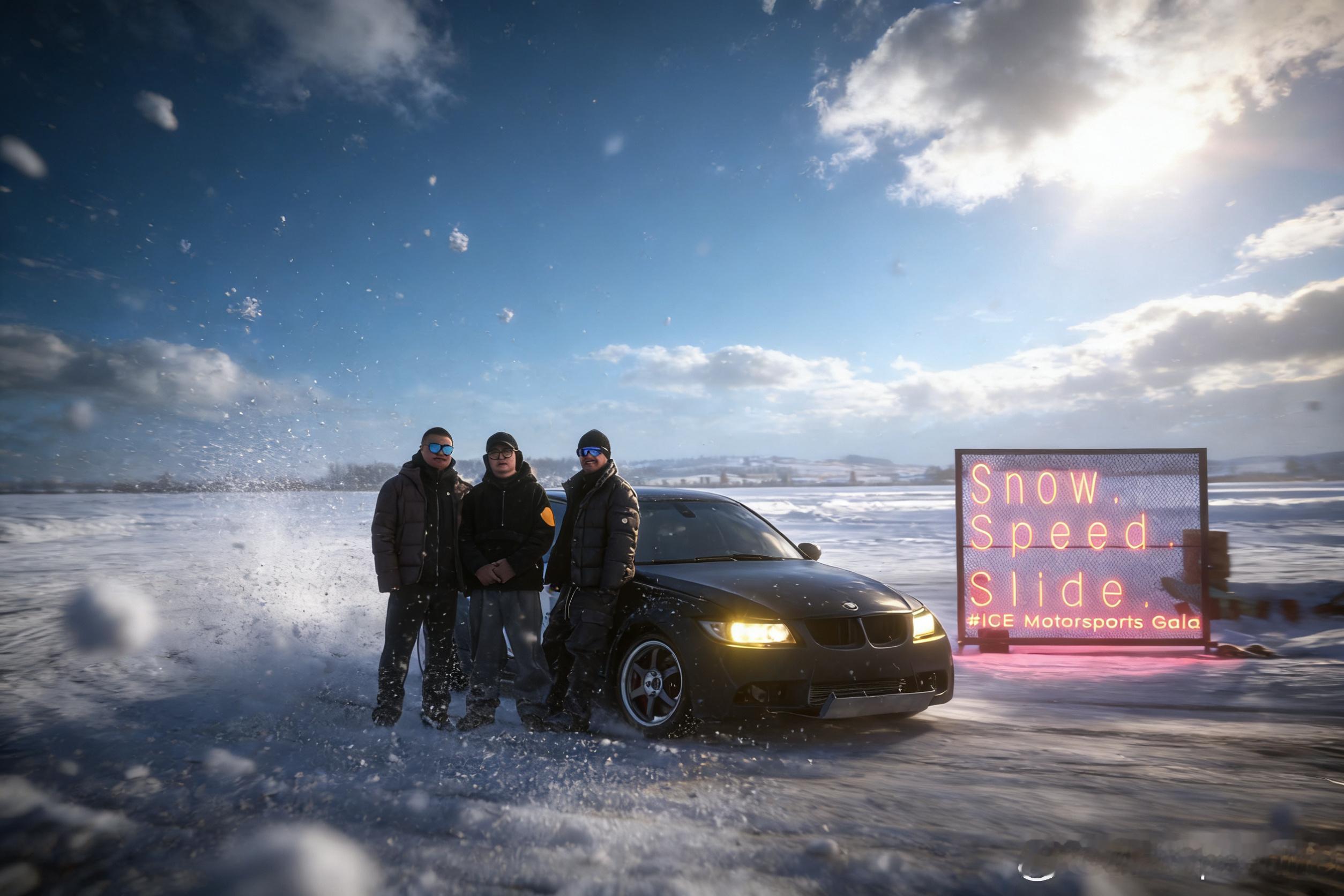 这风格挺帅啊！我和汽车的日常宝马汽场全开